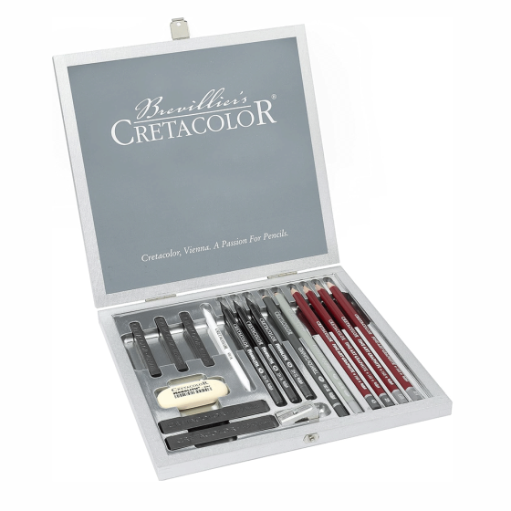 Набор для графики Silver Box 17шт Cretacolor Киев