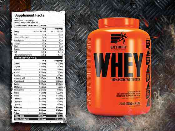Протеин Extrifit 100% Instant Whey 2000g (Blueberry)+ цинк в Подарок Луцьк