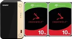 Сервер Сервер Qnap TS-264-8G + 2x Seagate IronWolf 10TB (ST10000VN000) Київ