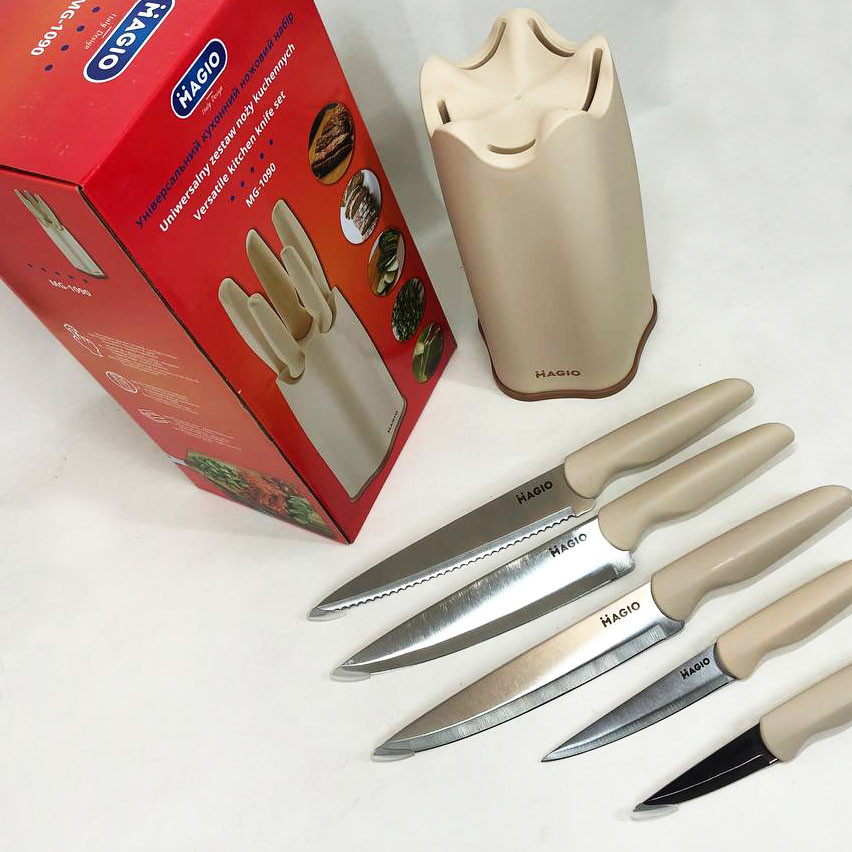 Набір ножів для домашнього кухаря, Кухонний ніж універсальний, Бюджетні кухонні ножі KJ-82 Івано-Франківськ - фото 7