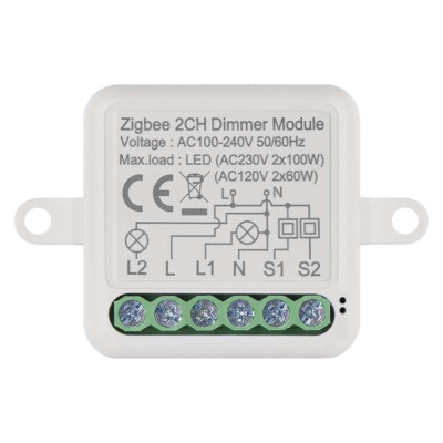 Модуль управления умным домом EMOS H5108 ZigBee 3.0 2-Channel Dimmer (H5108) Винница - изображение 8