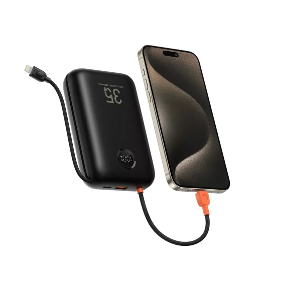 Павербанк 30000 mAh VEGER W3018 вбудовані 2 VG-W3018 встроенный кабель ультратонкий power bank повербанк Одесса