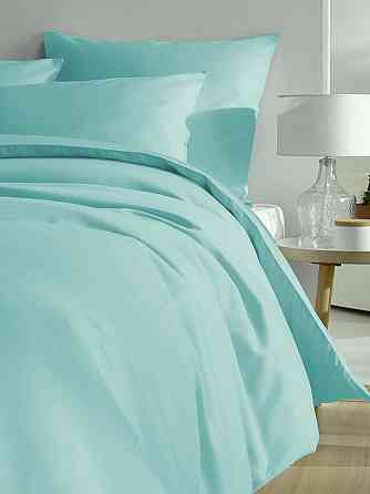 Ecotton Комплект постільної білизни Ecotton двоспальний 180х215 см однотонний бірюзовий Коломия