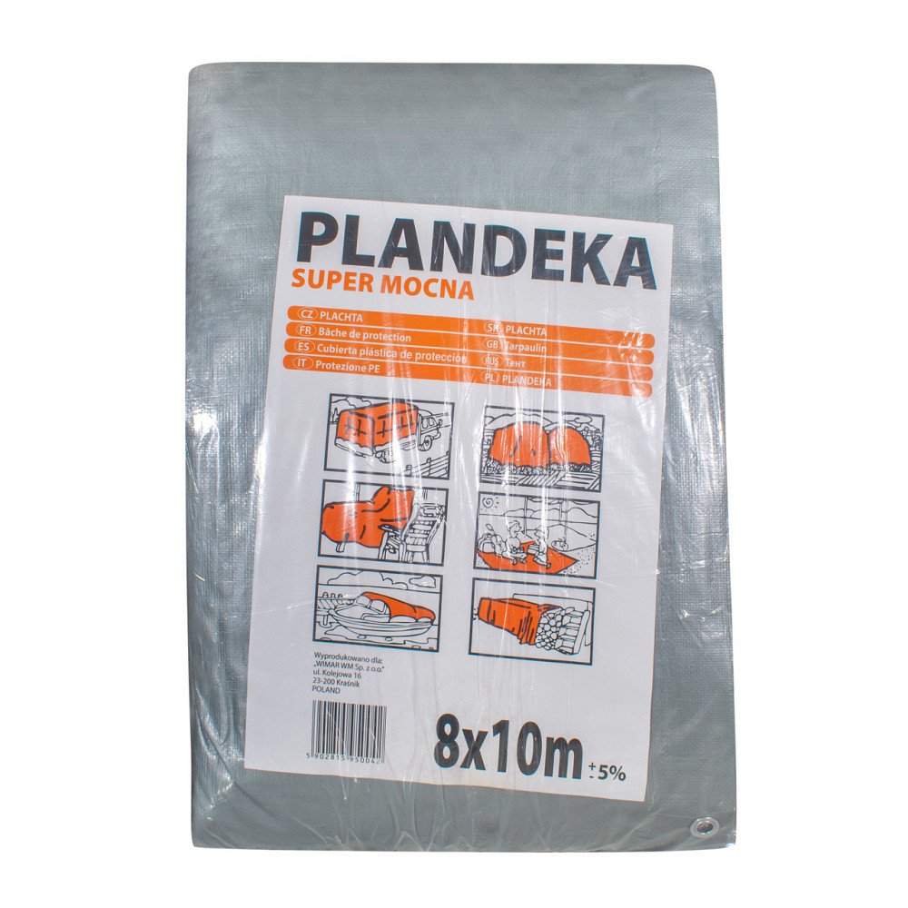 Тент 160 г/м2 8мх10м поліпропіленовий "PLANDEKA" тент садовий Дніпро - фото 2