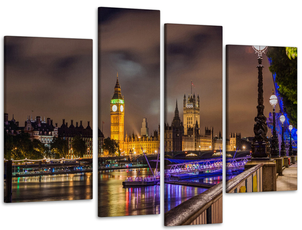 Модульная картина Ночной Лондон Art-69_4Модульная картина Ночной Лондон Art-68_4 115x170 см Киев - изображение 1