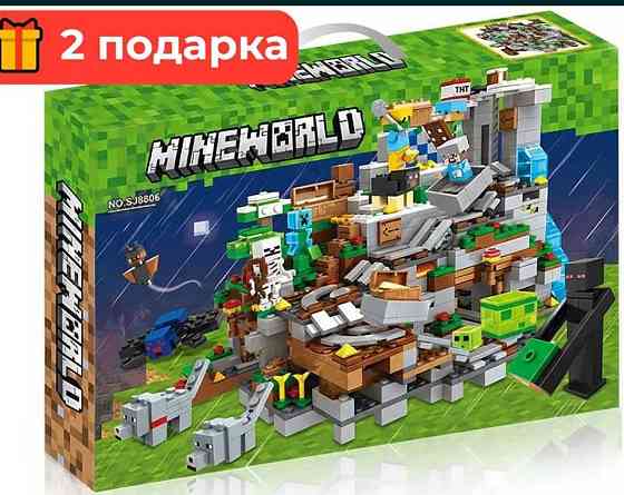 Величезний Лого Майнкрафт Гірська печера, 1089 деталей. MINECRAFT. Київ