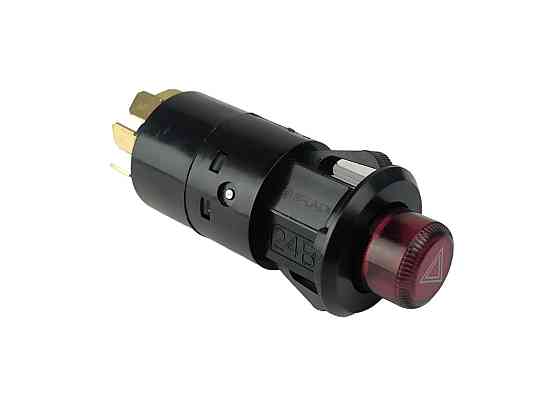 Кнопка сигналізації Камаз, МАЗ, ЗІЛ, ГАЗ 24В (універсальна) (8 контактів) аварійної Мукачево