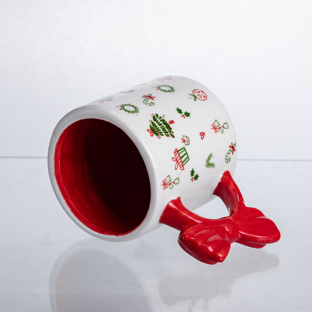 Yiwu Новорічна порцелянова чашка для чаю та кави 400 (мл) Merry Christmas CR-1-18 Коломыя - изображение 3