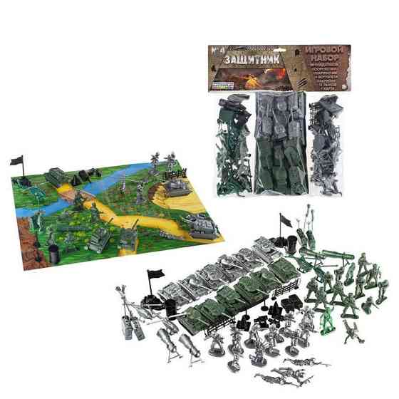 Дитячий ігровий набір солдатиків "Захисник" 1-045, 28 солдатиків Вінниця