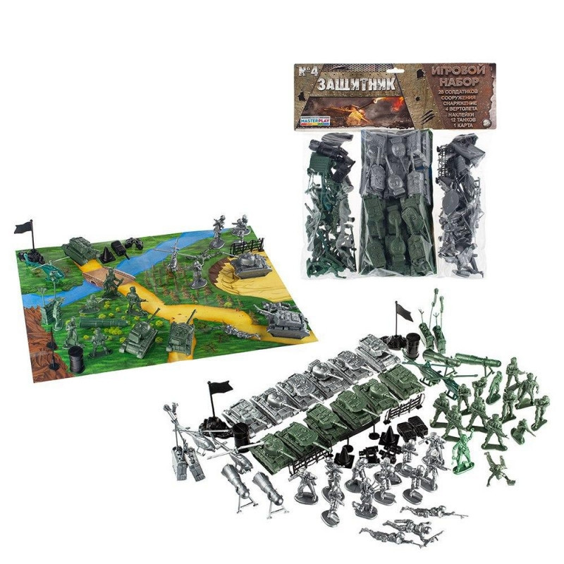Детский игровой набор солдатиков 