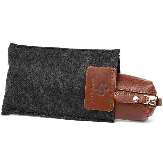 Ключниця з натуральної шкіри Коричневий (GRANDE PELLE) Київ