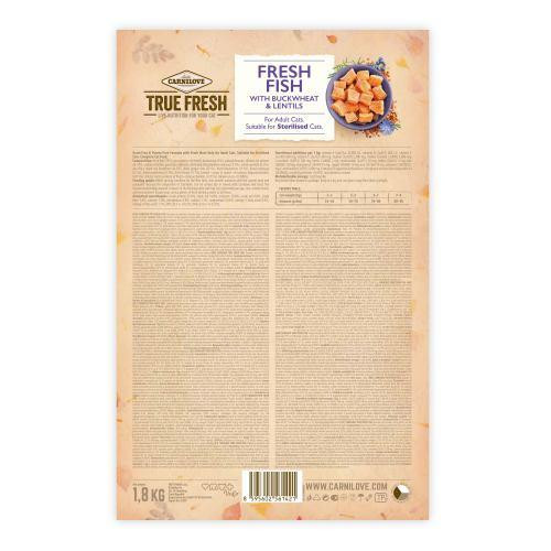 Сухий корм Carnilove True Fresh Cat для для дорослих котів, з рибою, 1,8 кг Київ - фото 3