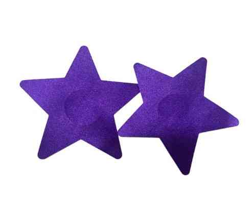 Наклейки на груди 8 см фіолетовий Київ