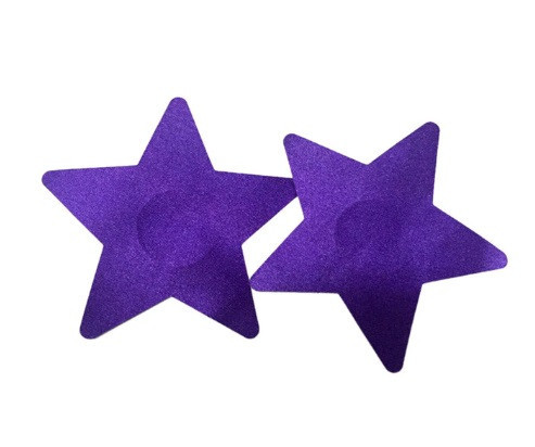 Наклейки на груди 8 см фіолетовий Київ - фото 1