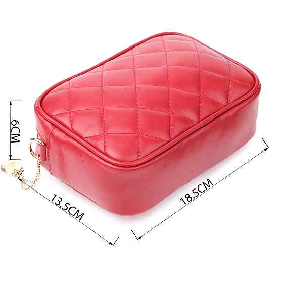 Стильна сумка з натуральної шкіри Tony Perotti 20838_1 (CA006-01DR dk red) Червоний Київ