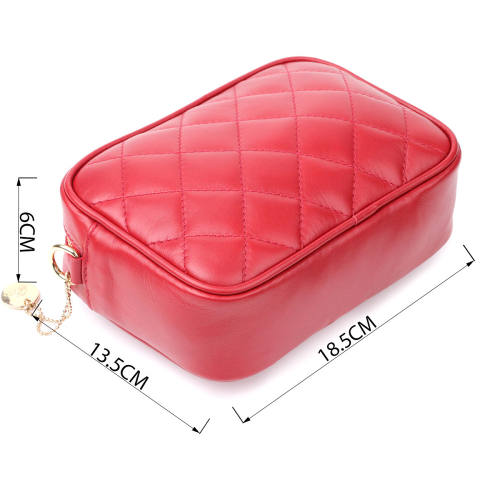 Стильная сумка в ромбы из натуральной кожи Tony Perotti 20838_1 (CA006-01DR dk red) Красный Киев - изображение 3