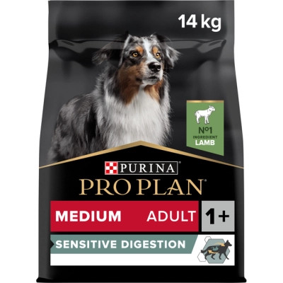 Сухой корм для собак Purina Pro Plan Medium с чувствительным пищеварением (ягненок) 14 кг (7613035214774) Винница - изображение 6