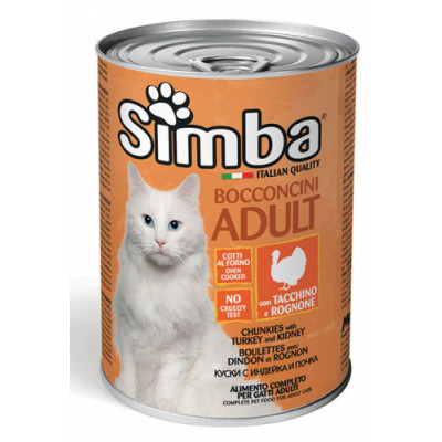 Консервы для кошек Simba Cat Wet индейка 415 г (8009470009522) Винница - изображение 1