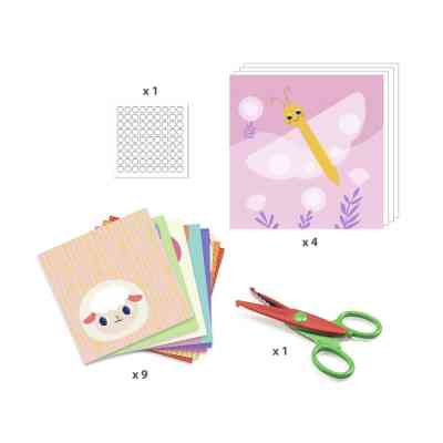 Набор для творчества Djeco Создание коллажа Фигурные картинки (DJ09057) Винница