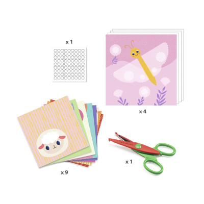 Набор для творчества Djeco Создание коллажа Фигурные картинки (DJ09057) Винница - изображение 1