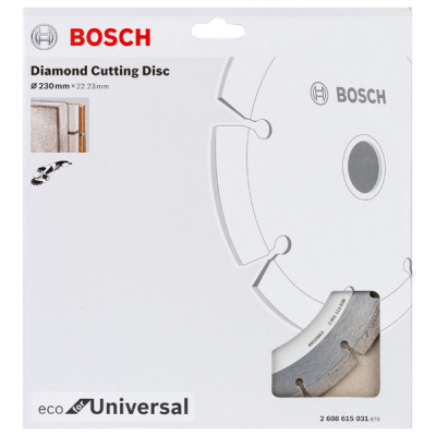 Круг отрезной Bosch ECO Universal 230-22.23 (2.608.615.031) Винница - изображение 2