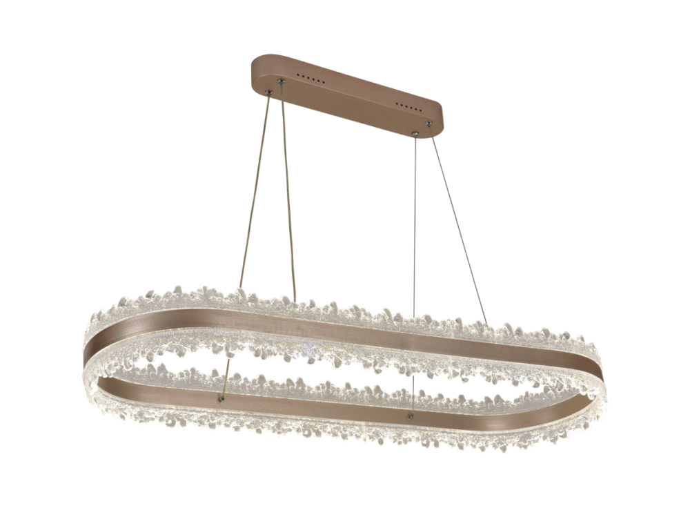 Світлодіодна підвісна люстра QQD9419 Золото Коломыя - изображение 3