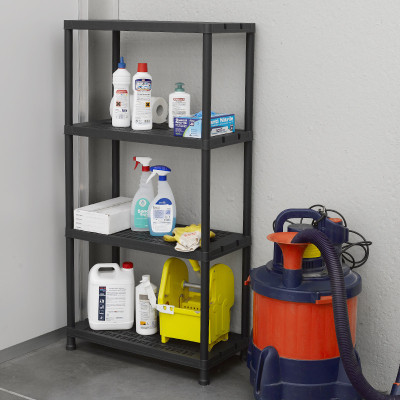 Стеллаж Toomax 4 полки cm. 71x35x138h black (5138) Вінниця - фото 2