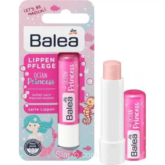 Бальзам для губ Принцеса Океану Balea, 4,8 g (Німеччина) Balea Kids Lippenpflege Ocean Princess, 4,8 Львів - фото 1