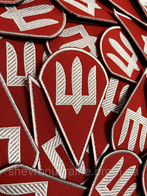 Шеврон ДШВ (Форма капля. На липучке) Размер 9x5.5см Киев - изображение 4