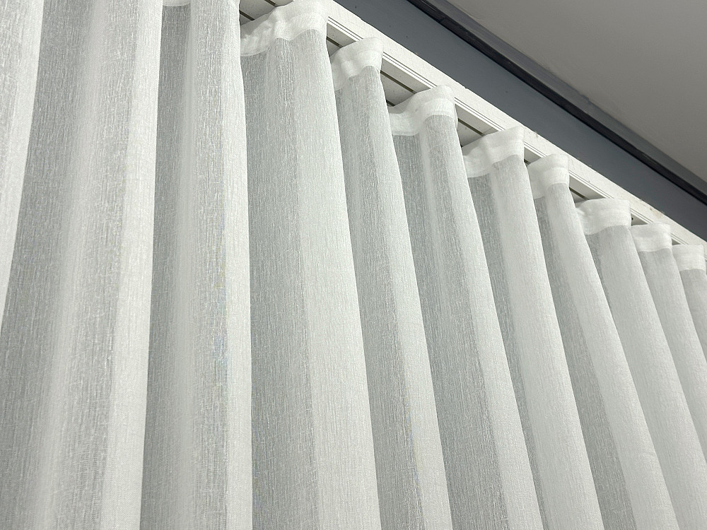 Тюль VR-Textil 1961т Преміум Льон фактурний Costa Молочний 300х250 см (42-1058) Київ - фото 7