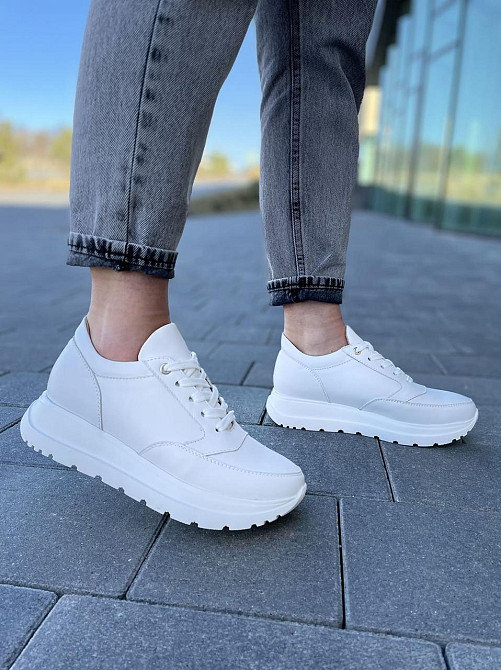 Masis Кросівки жіночі MASIS 9077 білі (весна-осінь, шкіра натуральна) (4996) Коломыя - изображение 8