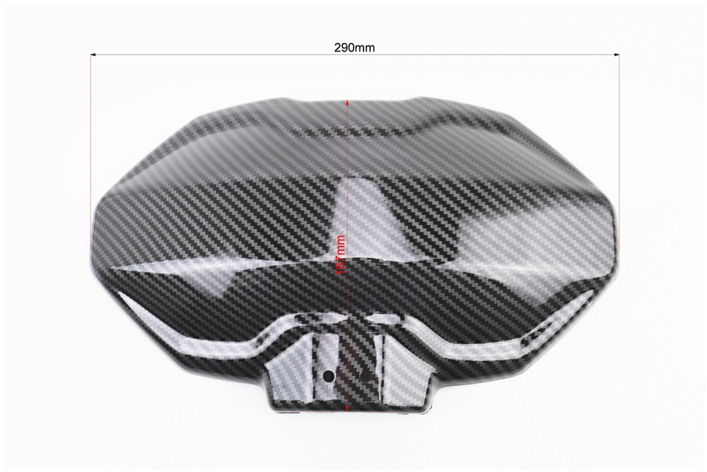 Крило заднє універсальне, червоне кріплення на одну сторону з регулюванням нахилу (бризговик) TUNING, КАРБОН Київ - фото 3