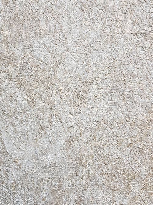 Шпалери вінілові на флізеліні Grandeco Anastasia метрові структурні під штукатурку пісочні бежеві Київ - фото 1