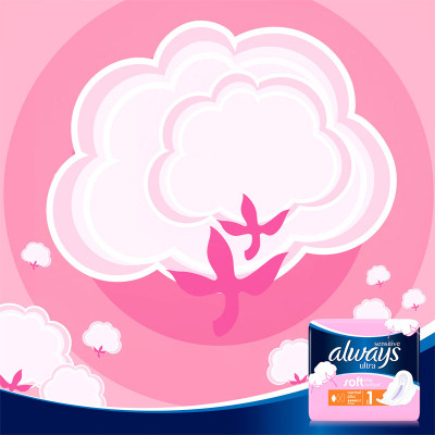 Гигиенические прокладки Always Ultra Sensitive Normal размер 1 20 шт. (4015400213932) Винница - изображение 9