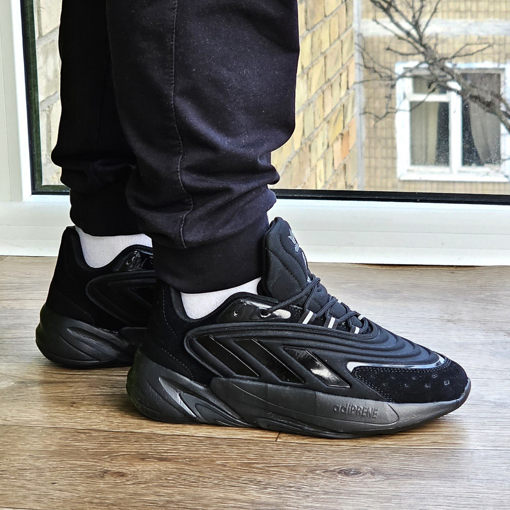 Кроссовки Мужские Adidas Ozelia Чёрные Адидас с Амортизацией Для Бега (размеры: 41,42,43,44,45) - 37-4 Днепр - изображение 7