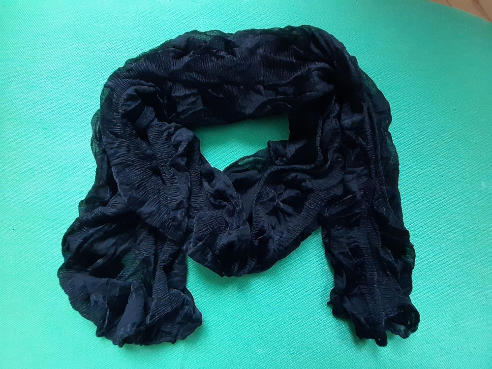 Шарф гармошка С ДЕФЕКТОМ (есть затяжка) - размер шарфа приблизительно 140*35см Киев - изображение 1