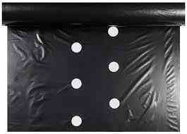 Плівка 30 мкм 1.0м* 1000м плівка чорна для мульчування перфорована 2 отвори Дніпро