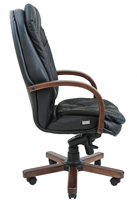 Офісне Крісло Керівника Richman Venice Fly 2230 Wood М2 AnyFix Чорний Київ - фото 3