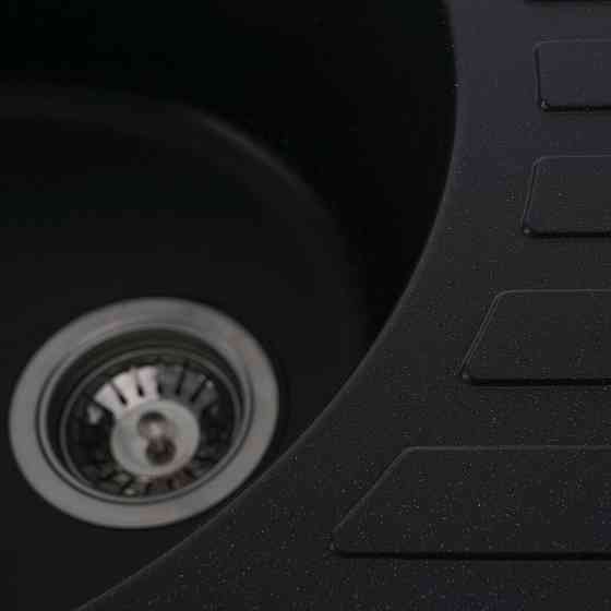 VALESO Гранітна мийка для кухні VALESO SOUL 6250 матова Чорний металік Коломия