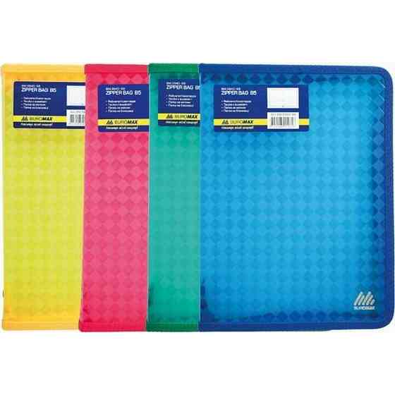 Папка на молнии Buromax В5, assorted colors (BM.3940-99) Винница