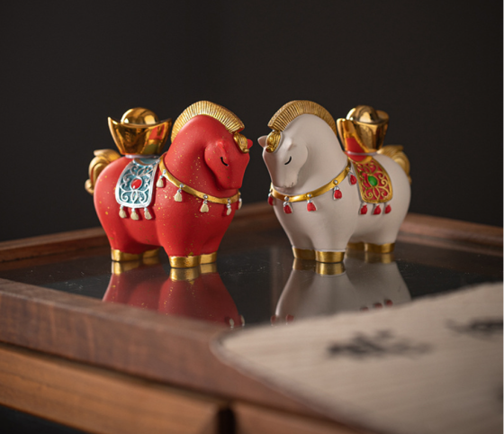 Фигурка Лошадка Немедленного процветания 8.5 х 6.7 см Полистоун Символ 2026 г. Одесса