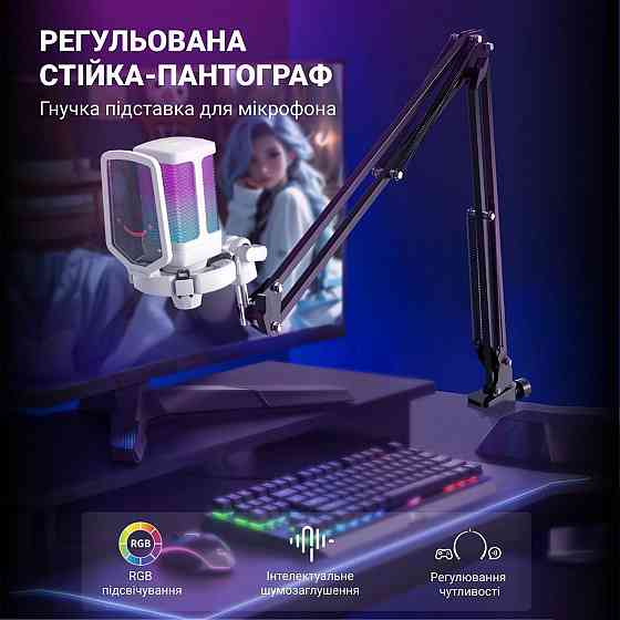 Мікрофон Fifine Q6TW ( Білий ) Харків