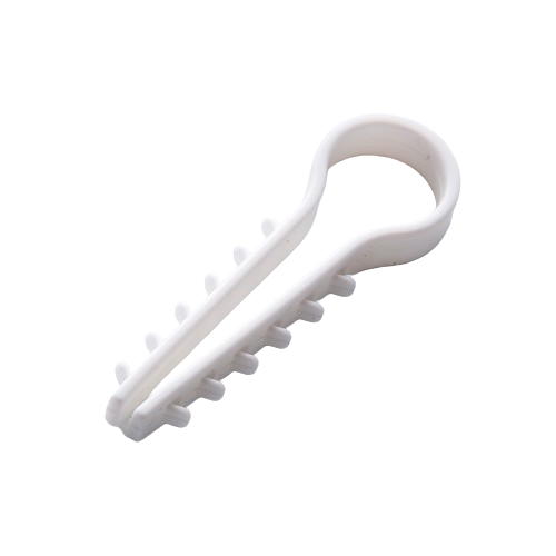 Дюбель-ялинка 12мм для круглого кабелю білий 100шт/уп APRO Житомир - изображение 4