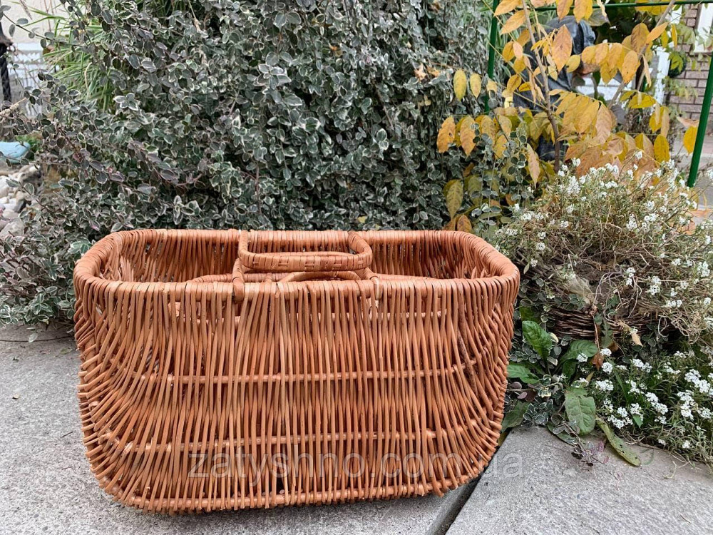 Набор корзин сумок плетеных кофейных Киев - изображение 4