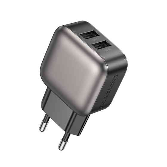 Сетевое зарядное устройство BOROFONE BAS51A Absolute dual-port charger Black Одесса
