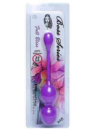Вагинальные шарики 32mm 80g Purple 10 function USB Boss Series Sex Aura Киев