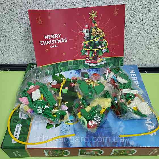 Конструктор Новорічна Ялинка 372 деталі Christmas Tree 8783-6 Хмельницький