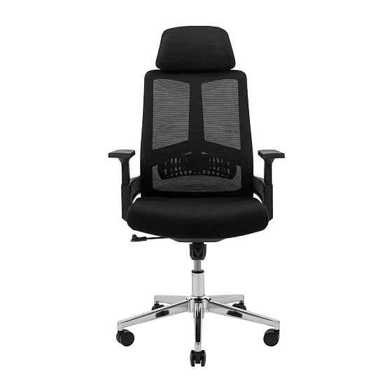 Офісне крісло керівника Token Хром M1 Tilt Чорний Київ