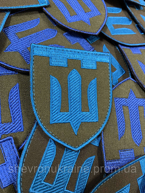 Шеврон ТРО ВСУ (Форма щит. На липучке) Размер 8x7см Киев - изображение 3