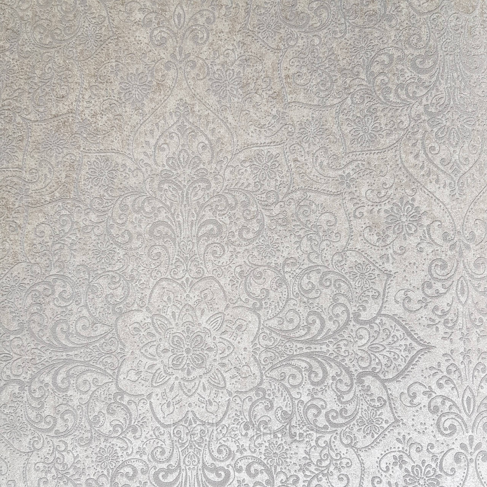 Шпалери флізелінові еко Rasch Kerala 0.53х10 м вензелі східний малюнок сіро рожеві сріблясті Київ - фото 3